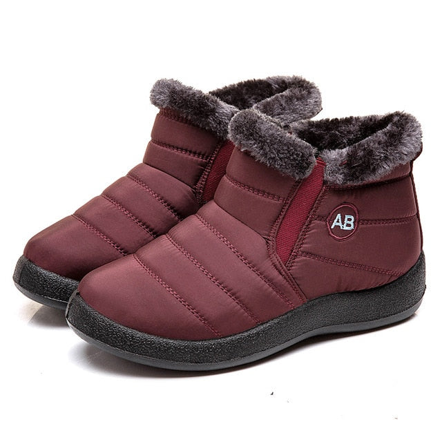 Winter Waterproof Snow Lightweight Ankle Casual Boots