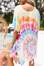 Soakin' Up The Sun Tie Dye Cover Up