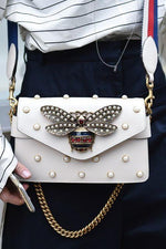 Pearl Bee Chians Shoulder Bag