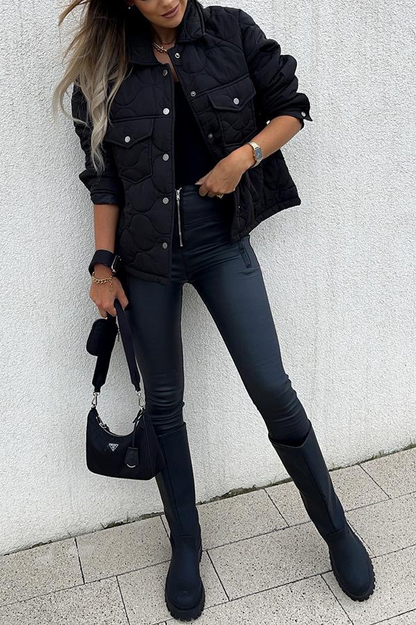 Chic on Command Quilted Cotton Jacket
