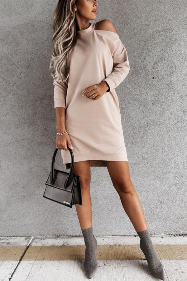 You Belong with Me Cutout Neck Dress