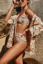 Surfside Diva Marble Print Bikini