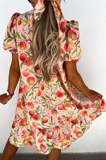 Sonic Blooms Floral Babydoll Dress