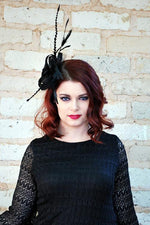 Feather Mesh Fascinator