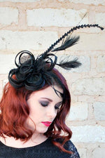 Feather Mesh Fascinator