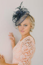 Feather Veil Fascinator