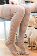 Cotton Over Knee Socks