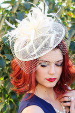 Feather Veil Fascinator