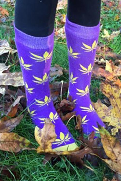 Maple Leaf Couples Socks