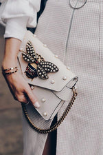 Pearl Bee Chians Shoulder Bag