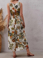 Women's Dresses Botanical Print Sleeveless Maxi Dress