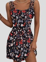 Women's Dresses Floral Sling Sleeveless Mini Dress