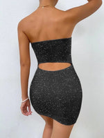 Women's Dresses Printed Tube Top Bodycon Dress